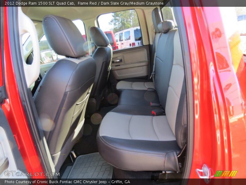 Flame Red / Dark Slate Gray/Medium Graystone 2012 Dodge Ram 1500 SLT Quad Cab