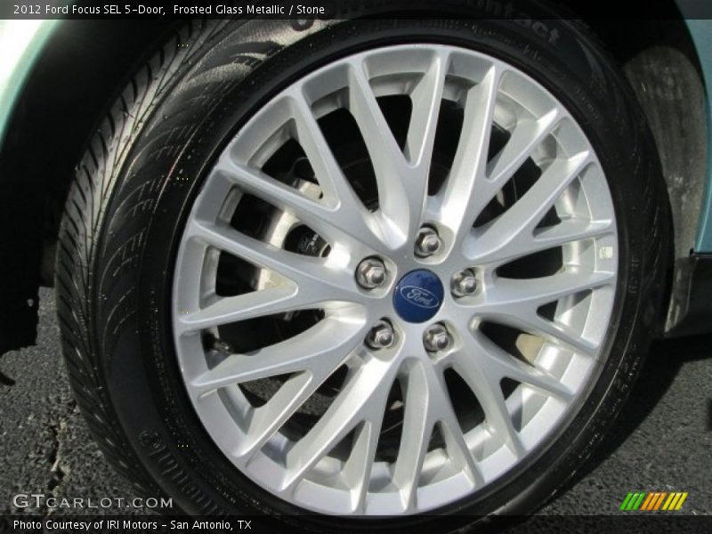 Frosted Glass Metallic / Stone 2012 Ford Focus SEL 5-Door