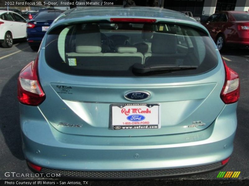 Frosted Glass Metallic / Stone 2012 Ford Focus SEL 5-Door