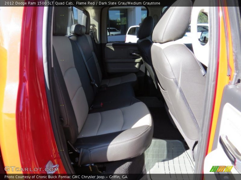 Flame Red / Dark Slate Gray/Medium Graystone 2012 Dodge Ram 1500 SLT Quad Cab
