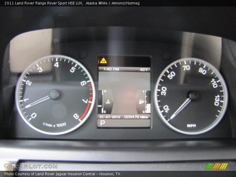 Alaska White / Almond/Nutmeg 2011 Land Rover Range Rover Sport HSE LUX