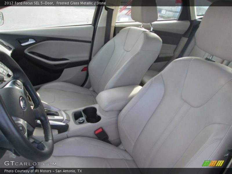 Frosted Glass Metallic / Stone 2012 Ford Focus SEL 5-Door