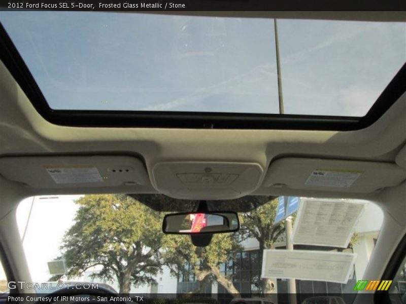 Frosted Glass Metallic / Stone 2012 Ford Focus SEL 5-Door
