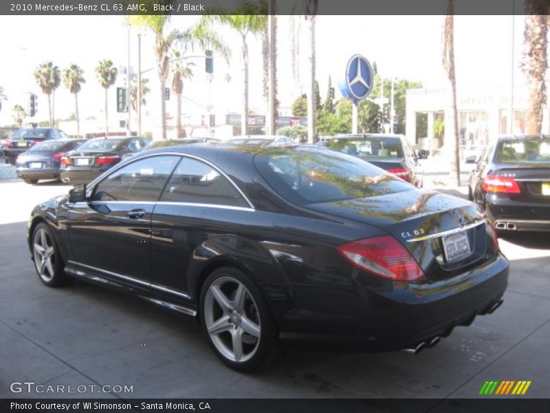 Black / Black 2010 Mercedes-Benz CL 63 AMG