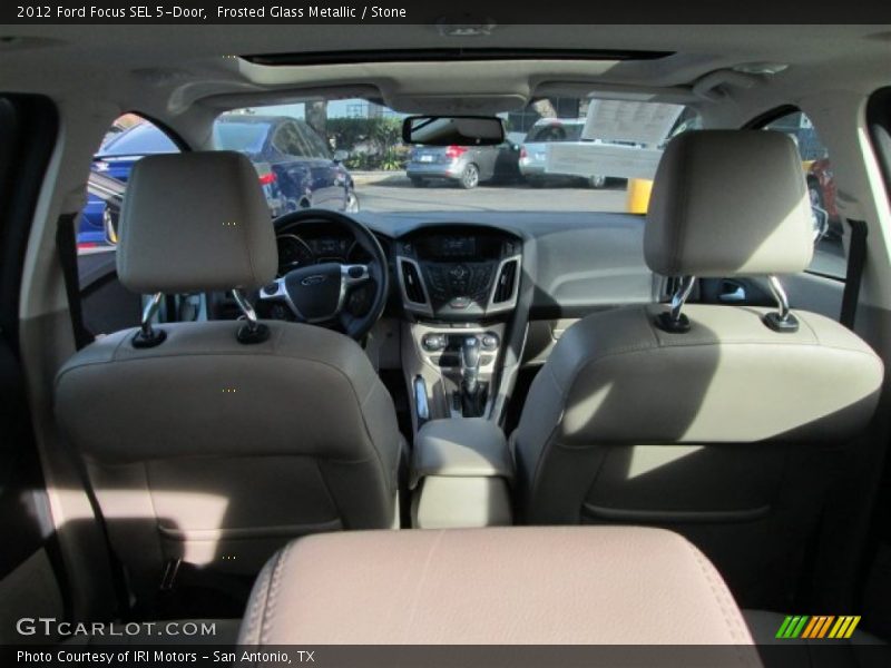 Frosted Glass Metallic / Stone 2012 Ford Focus SEL 5-Door