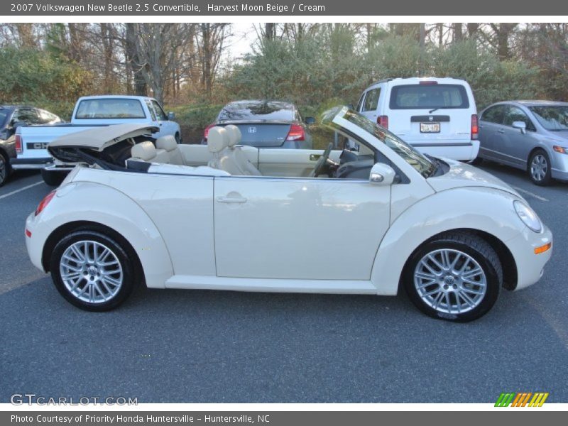 Harvest Moon Beige / Cream 2007 Volkswagen New Beetle 2.5 Convertible