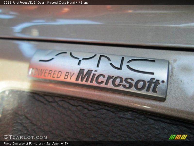 Frosted Glass Metallic / Stone 2012 Ford Focus SEL 5-Door