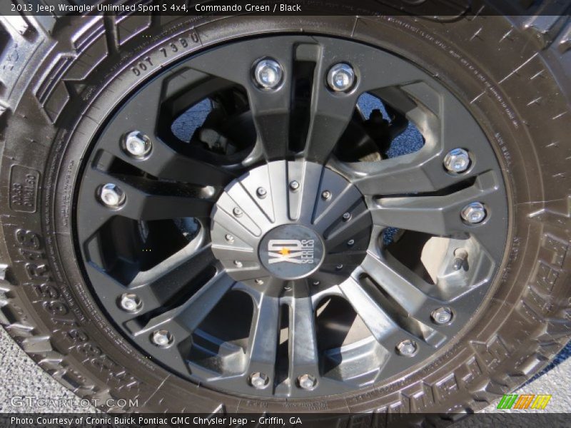 Custom Wheels of 2013 Wrangler Unlimited Sport S 4x4