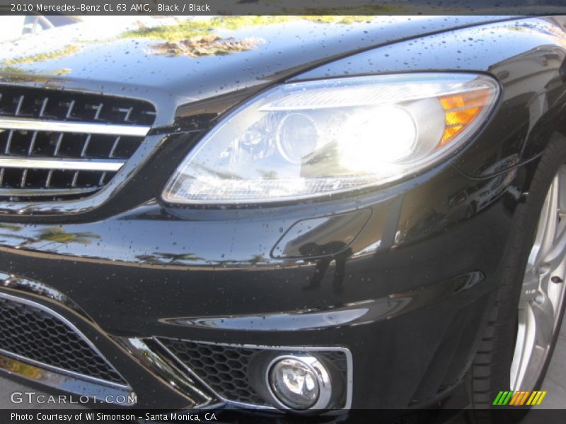 Black / Black 2010 Mercedes-Benz CL 63 AMG