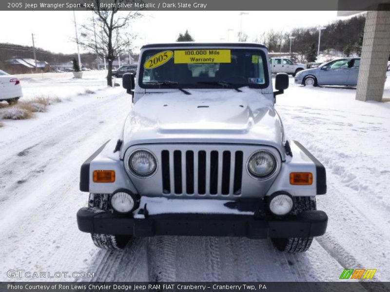 Bright Silver Metallic / Dark Slate Gray 2005 Jeep Wrangler Sport 4x4