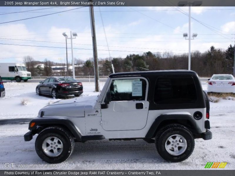 Bright Silver Metallic / Dark Slate Gray 2005 Jeep Wrangler Sport 4x4