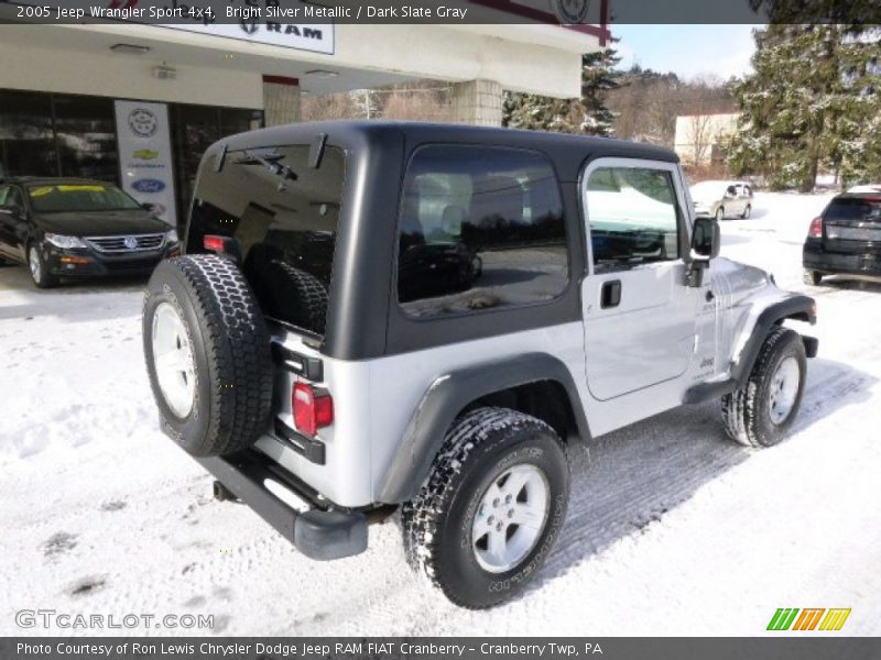 Bright Silver Metallic / Dark Slate Gray 2005 Jeep Wrangler Sport 4x4