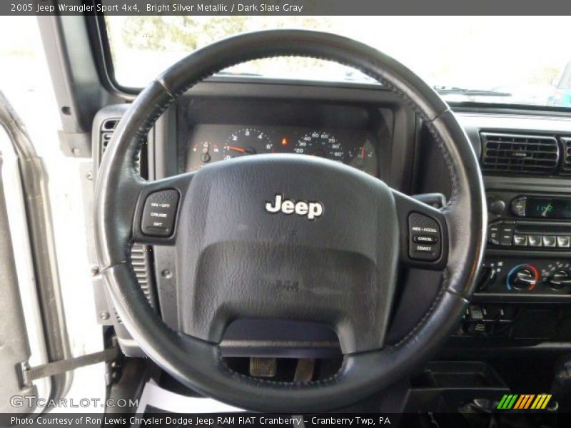 Bright Silver Metallic / Dark Slate Gray 2005 Jeep Wrangler Sport 4x4