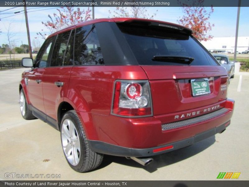 Rimini Red / Almond/Nutmeg Stitching 2010 Land Rover Range Rover Sport Supercharged