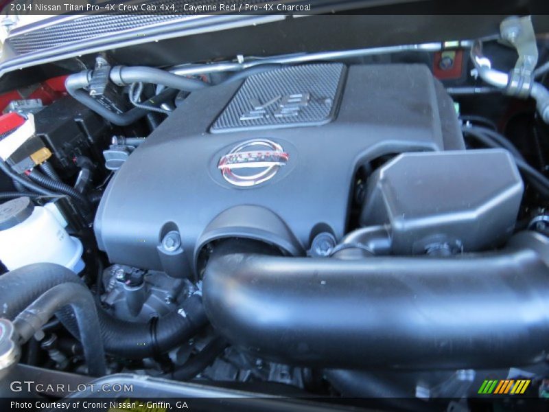Cayenne Red / Pro-4X Charcoal 2014 Nissan Titan Pro-4X Crew Cab 4x4