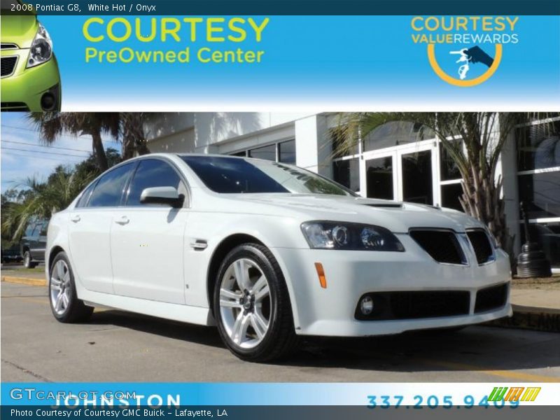 White Hot / Onyx 2008 Pontiac G8
