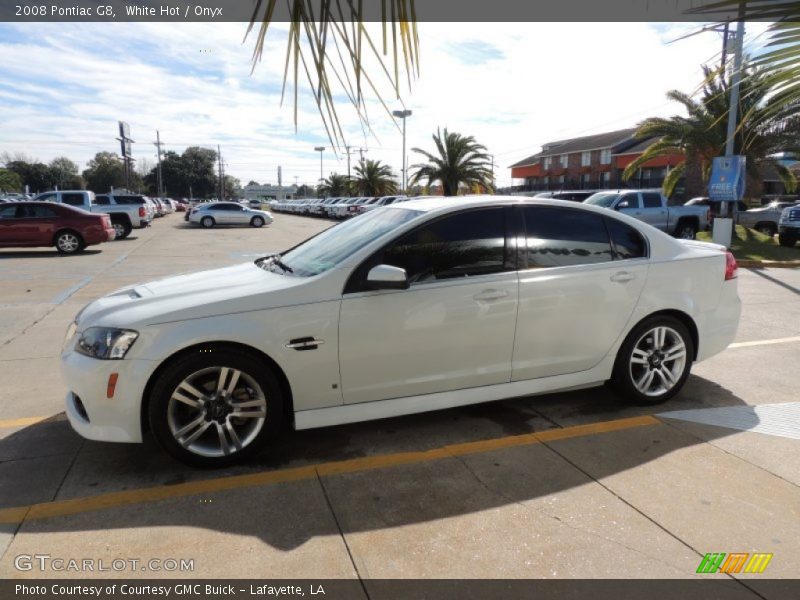 White Hot / Onyx 2008 Pontiac G8