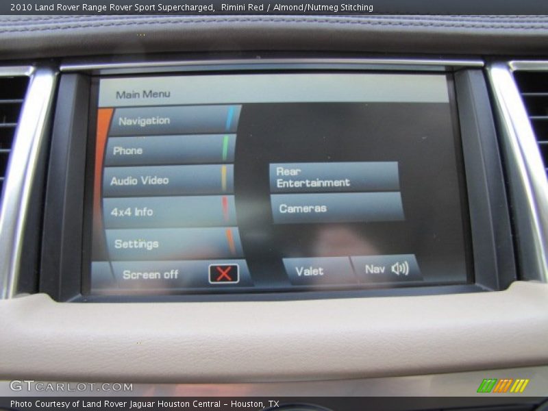 Rimini Red / Almond/Nutmeg Stitching 2010 Land Rover Range Rover Sport Supercharged
