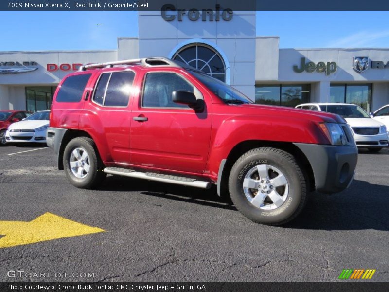 Red Brick / Graphite/Steel 2009 Nissan Xterra X