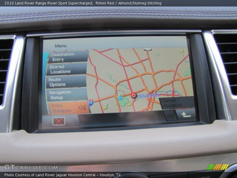 Rimini Red / Almond/Nutmeg Stitching 2010 Land Rover Range Rover Sport Supercharged