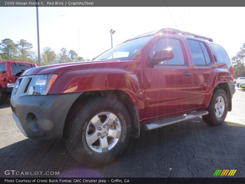 Red Brick / Graphite/Steel 2009 Nissan Xterra X