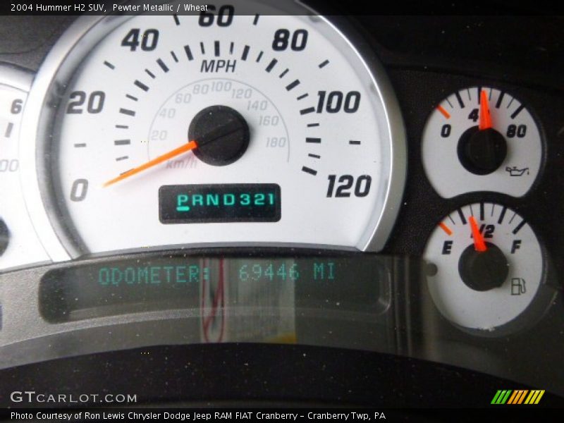 Pewter Metallic / Wheat 2004 Hummer H2 SUV