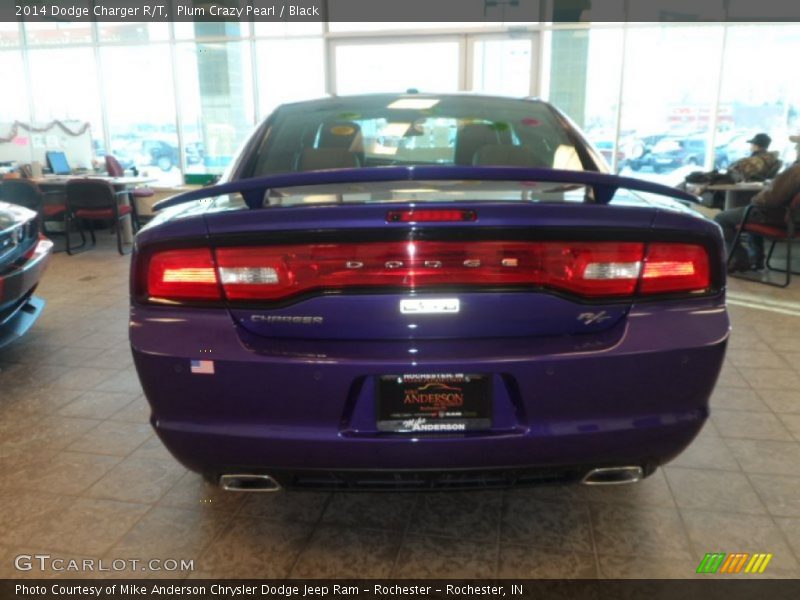 Plum Crazy Pearl / Black 2014 Dodge Charger R/T