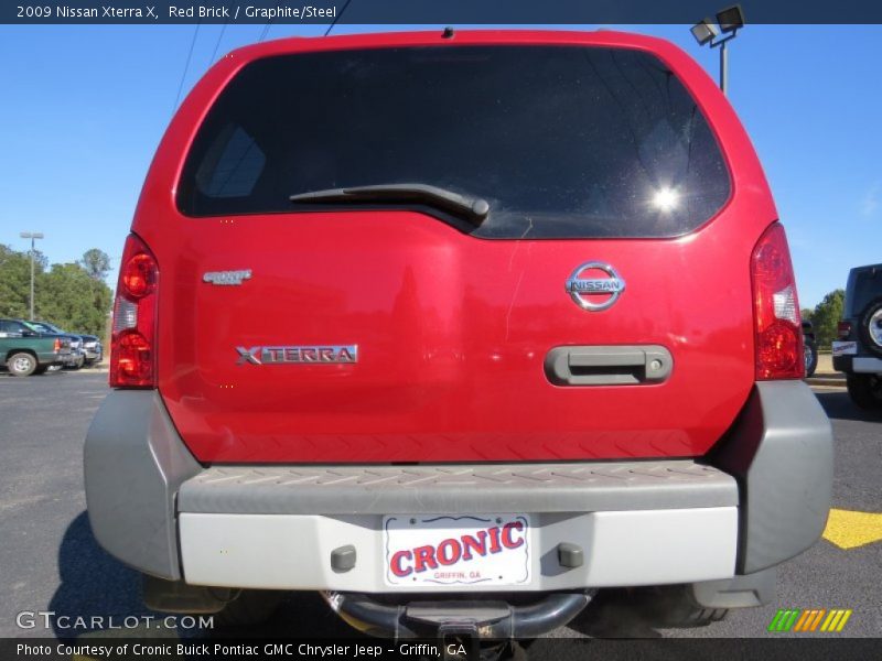 Red Brick / Graphite/Steel 2009 Nissan Xterra X