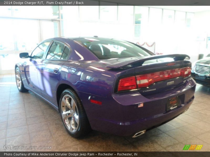 Plum Crazy Pearl / Black 2014 Dodge Charger R/T