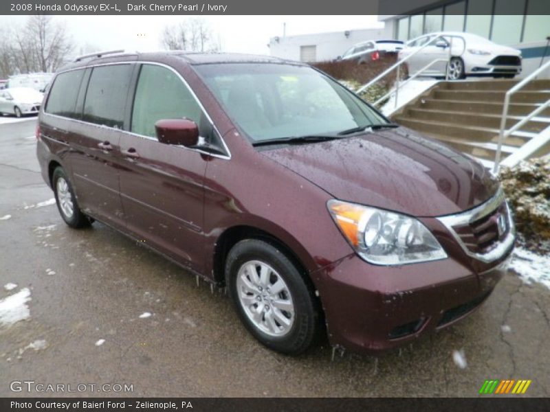 Dark Cherry Pearl / Ivory 2008 Honda Odyssey EX-L