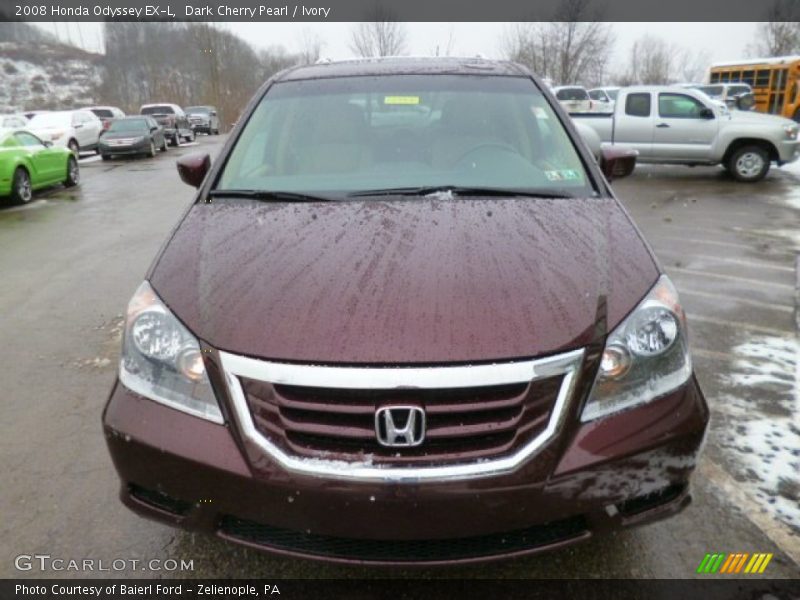 Dark Cherry Pearl / Ivory 2008 Honda Odyssey EX-L