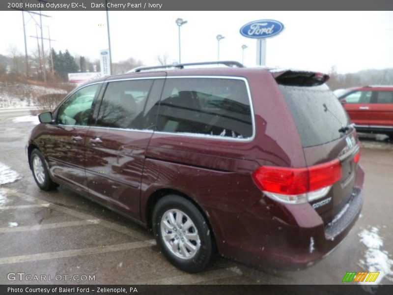 Dark Cherry Pearl / Ivory 2008 Honda Odyssey EX-L