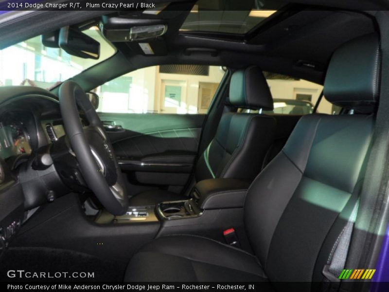 Plum Crazy Pearl / Black 2014 Dodge Charger R/T