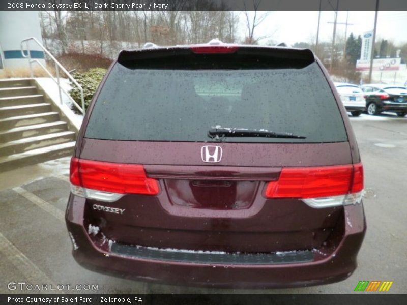 Dark Cherry Pearl / Ivory 2008 Honda Odyssey EX-L