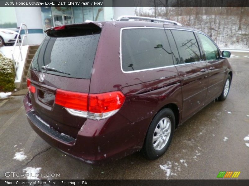 Dark Cherry Pearl / Ivory 2008 Honda Odyssey EX-L