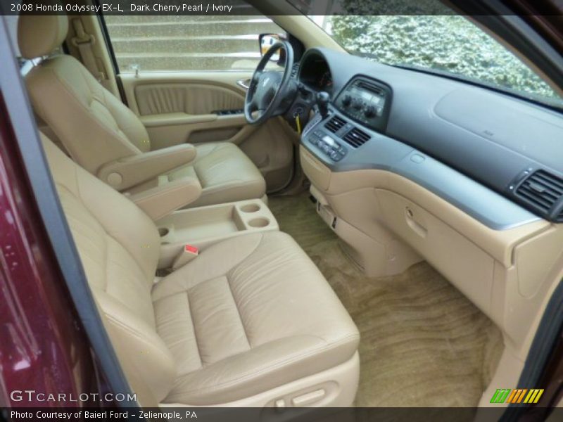 Dark Cherry Pearl / Ivory 2008 Honda Odyssey EX-L