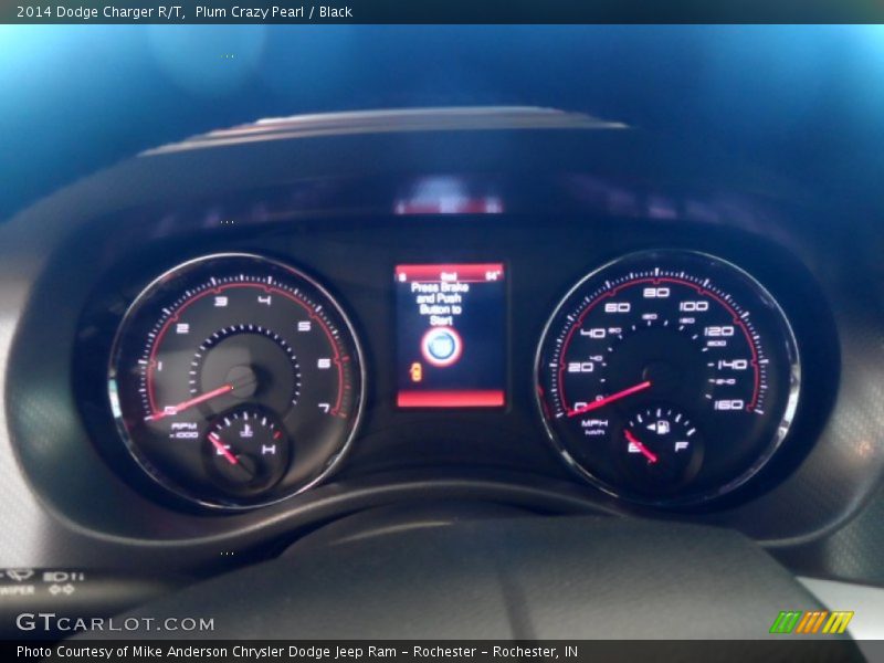 Plum Crazy Pearl / Black 2014 Dodge Charger R/T