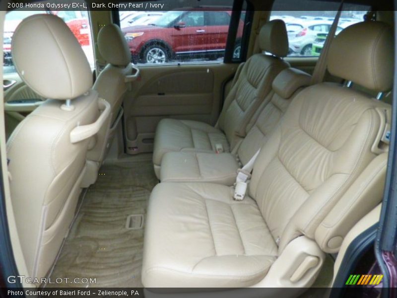 Dark Cherry Pearl / Ivory 2008 Honda Odyssey EX-L