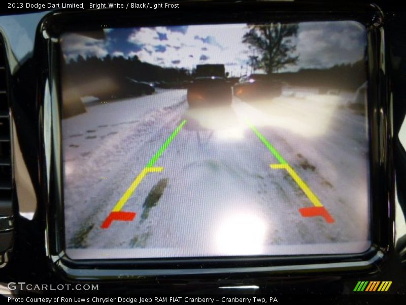 Bright White / Black/Light Frost 2013 Dodge Dart Limited