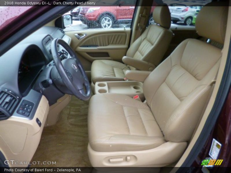 Dark Cherry Pearl / Ivory 2008 Honda Odyssey EX-L