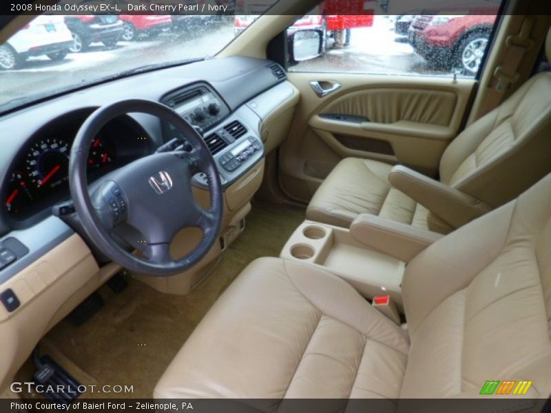 Dark Cherry Pearl / Ivory 2008 Honda Odyssey EX-L