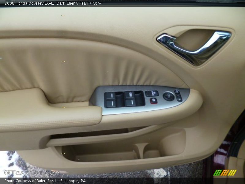 Dark Cherry Pearl / Ivory 2008 Honda Odyssey EX-L