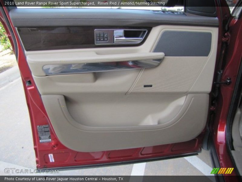 Rimini Red / Almond/Nutmeg Stitching 2010 Land Rover Range Rover Sport Supercharged