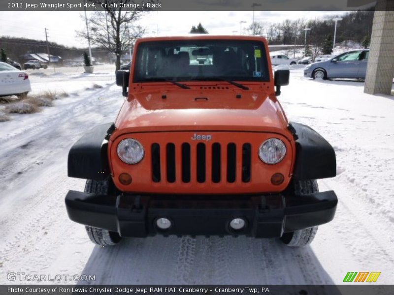 Crush Orange / Black 2012 Jeep Wrangler Sport 4x4