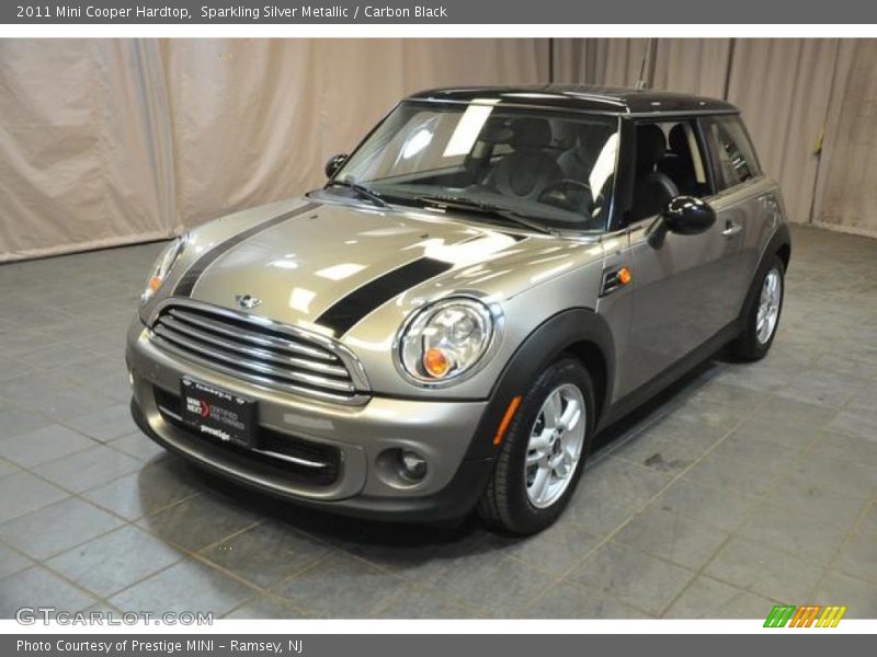 Sparkling Silver Metallic / Carbon Black 2011 Mini Cooper Hardtop