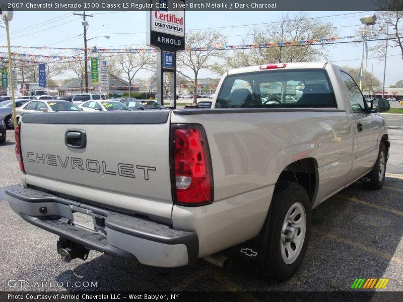 Silver Birch Metallic / Dark Charcoal 2007 Chevrolet Silverado 1500 Classic LS Regular Cab