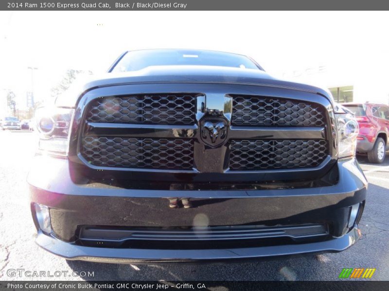 Black / Black/Diesel Gray 2014 Ram 1500 Express Quad Cab