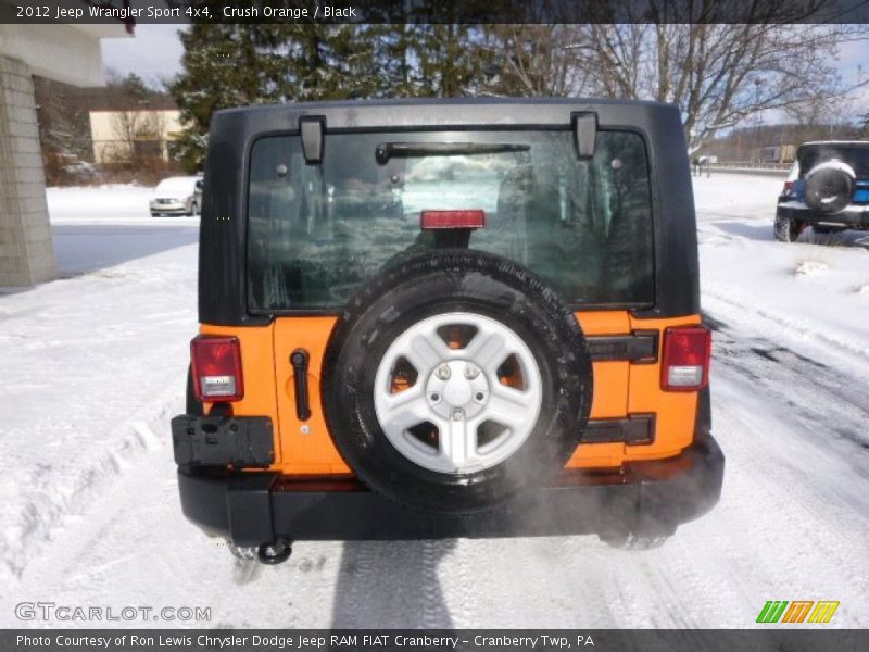 Crush Orange / Black 2012 Jeep Wrangler Sport 4x4