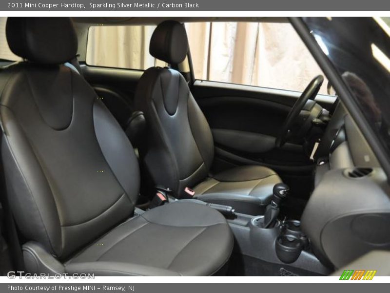 Sparkling Silver Metallic / Carbon Black 2011 Mini Cooper Hardtop