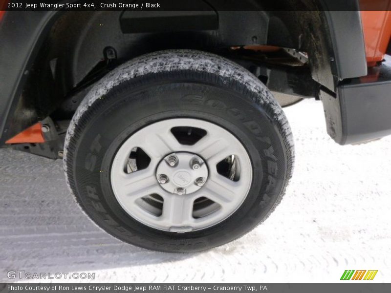 Crush Orange / Black 2012 Jeep Wrangler Sport 4x4